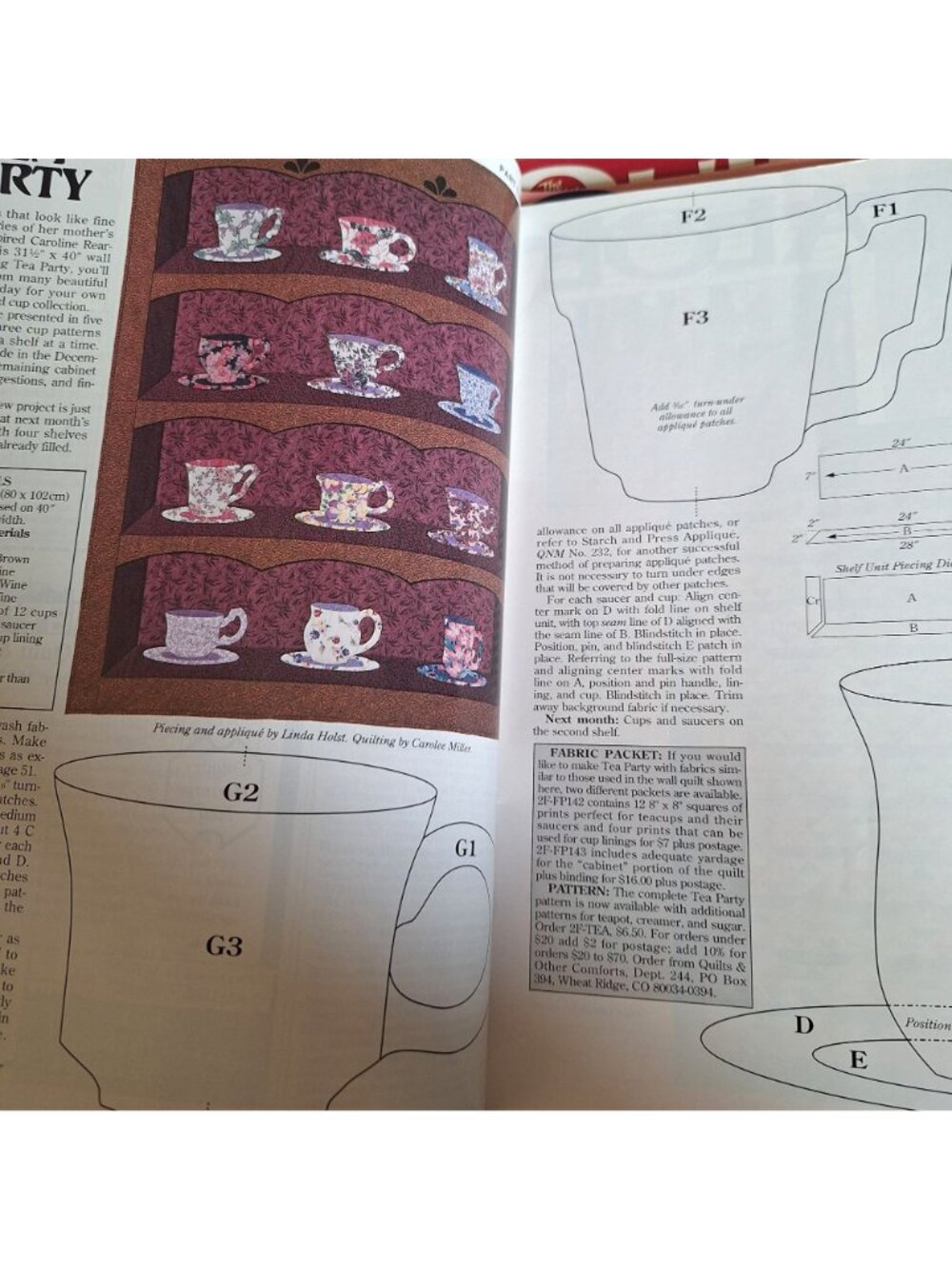 Quilters Newsletter Magazines 1987-2005 10 Vintage Issues Mostly 90s - Picture 7 of 9